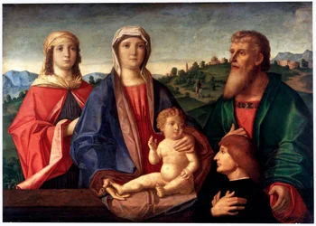 Madonna and Child with Saints and Donator