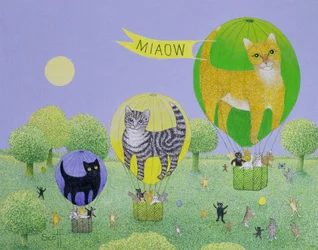Cat Balloon Race