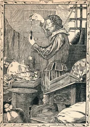 Guy Fawkes Preparing The Slow Match, 1902