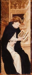 An Augustine Monk Reading an Antiphonary