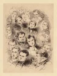 Gavarni in London: A Plate of Heads