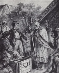 British trade with the Maori people of New Zealand