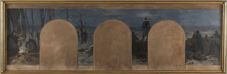 Sketch for the Cabinet of the Prefect of the Hôtel de Ville: External Defense during the Siege of Paris in 1870