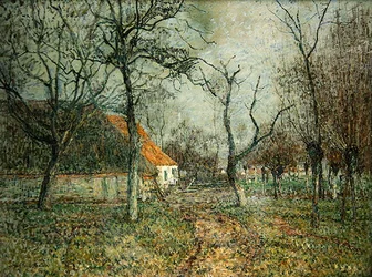 Farmstead in Knocke Surrounded by Trees