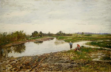 Landscape with Three Figures