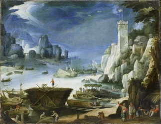 River view with Large Rock