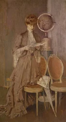 Portrait of Mme Helleu Reading a Letter