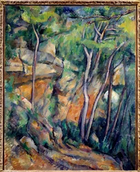 In the Park of the Black Castle. Painting by Paul Cézanne (1839-1906), 1900. Oil on canvas, 0.92 x 0.73 m. Paris, Musée de l