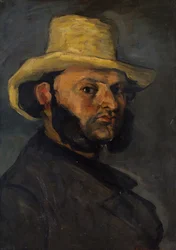 Gustave Boyer in a Straw Hat