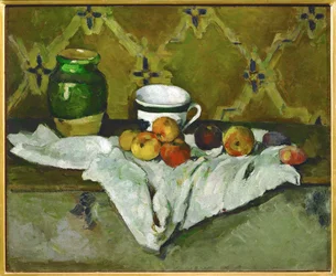 Still Life with Pot, Cup and Apples