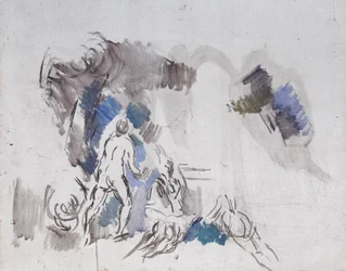 Sketch of Bathers