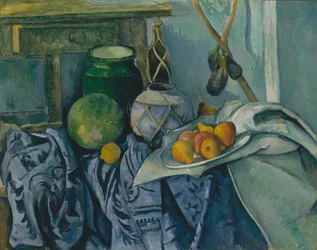 Still Life with Ginger Jar and Aubergine