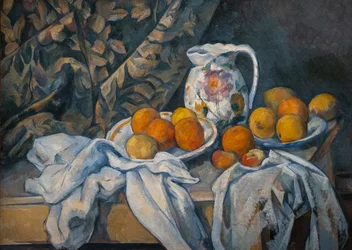 Still Life with a Curtain