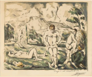 The Bathers (Large Plate)
