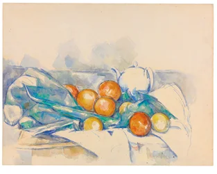 Teapot and Oranges (The Tablecloth), c.1895-1900