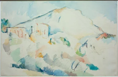 The Château Noir and the Sainte-Victoire Mountain