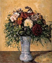 Flowers in a Blue Vase, 1873-1875