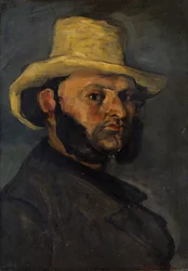 Gustave Boyer in a Straw Hat