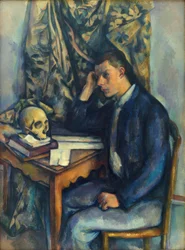 Young Man with a Skull