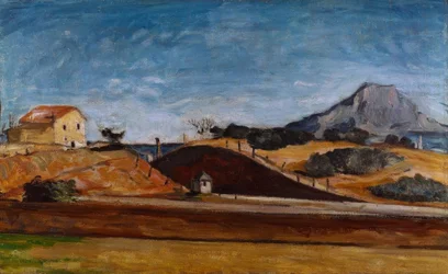 The Trench with the Sainte-Victoire Mountain
