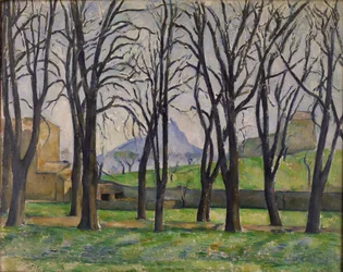 The Chestnut Trees at Jas de Bouffan in Winter
