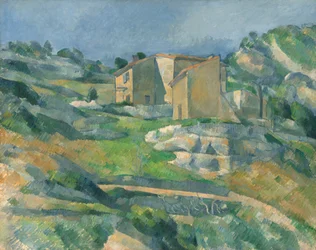 Houses in Provence: The Valley of Riaux near L