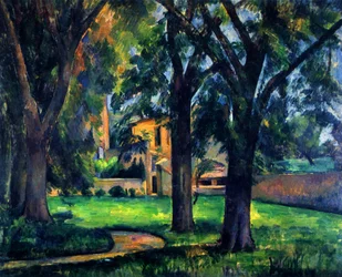 Chestnut Trees and Farm at Jas de Bouffan