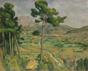 Mont Sainte-Victoire and the Viaduct of the Arc River Valley