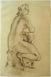 P. Cézanne, Crouching Venus