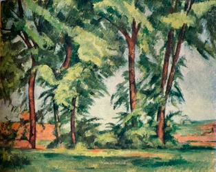Tall Trees at the Jas de Bouffan, c1883