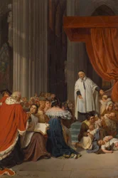 Saint Vincent de Paul Preaching to the Court of Louis XIII on Behalf of the Abandoned Children
