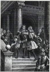Treaty of Rastatt - Prince Eugene of Savoy and the Marshal de Villars (commanders of opposing forces in the Spanish War of Succession) - War of Succession of Spain (1701 to 1714) - Treaty of Rastatt - The meeting of Marshal de Villars and Eugene de Savoie