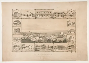 View of Honolulu, From the Catholic Church (No. 3)