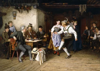 Interior of a Weinstube