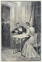 Illustration for Anna Karenina: Levin Proposes to Kitty