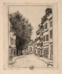 Six Etchings: Notre Dame, Pontoise, 1895