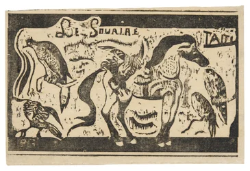 A Horse and Birds, Headpiece for Le Sourire