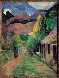 A Street in Tahiti by Paul Gauguin (1848-1903) 1891 Toledo, Museum of Arts