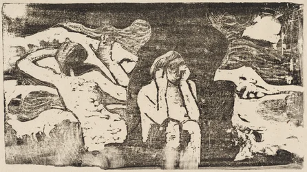 At the Black Rocks, in or after 1895