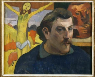 Self-Portrait with Yellow Christ