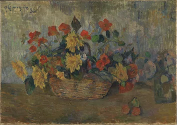 Basket with Flowers