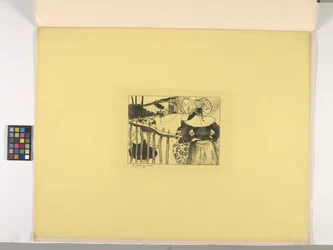 Breton Women by a Fence