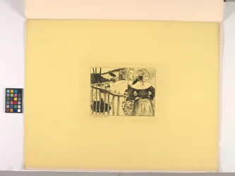 Breton Women by a Fence