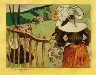 Breton Women at the Barrier