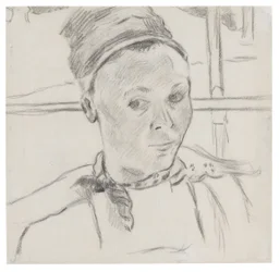 Bust of a Young Breton Woman (Possibly Marie Lagadu)
