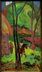 Cavalier in Front of the Hut