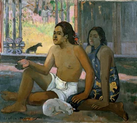 Eiaha Ohipa (Do Not Work. Tahitians in a Room)