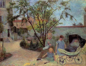 Figures in a Garden, c.1881