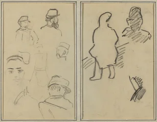 Five Studies of Soldiers and a Woman