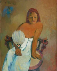 Young Girl with Fan
